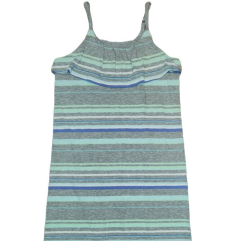 Old Navy Girls Gray Summer Dress Med EUC